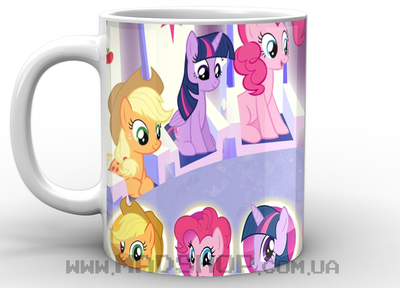 Кружка чашка My little pony персонажи