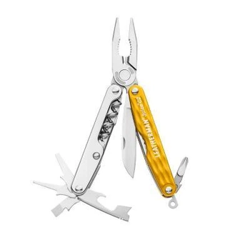 Мультитул LEATHERMAN Juice C2- SUNRISE YELLOW, кожаный. чехол, подар. коробка (831979)