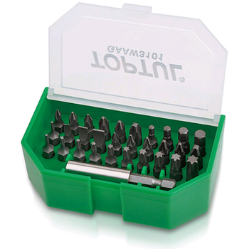 Набір біт 1/4 "SL, PH, PZ, TORX, HEX GAAW3101 TOPTUL