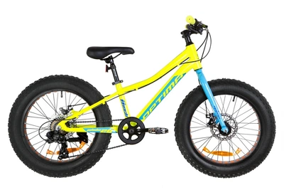Велосипед 20" Optimabikes PALADIN 14G DD Al 2019 желто-синий (OPS-OP-20-007)