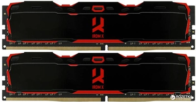 Оперативная память Goodram DDR4-2666 16384MB PC4-21300 (Kit of 2x8192) IRDM X Black (IR-X2666D464L16S/16GDC)