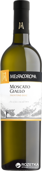 Вино Mezzacorona Moscato Giallo Trentino DOC белое полусладкое 0.75 л (8004305000101)