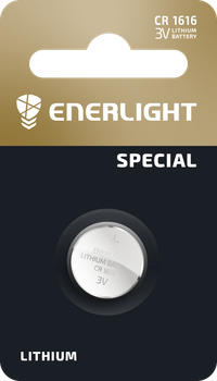 Батарейка Enerlight Lithium CR 1616 1 шт (76160101)