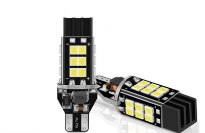 Светодиодная лампа T15 W16W 24SMD 2835 с обманкой Autoexpect 12V Белая (50233)