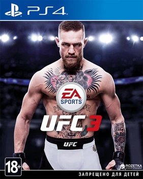 Игра UFC 3 для PS4 (Blu-ray диск)
