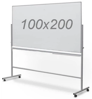 Доска поворотная UkrBoards магнитно-маркерная двусторонняя 100 х 200 см