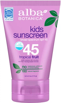Солнцезащитный лосьон Alba Botanica Тропические фрукты SPF-45 113 г (724742003999)