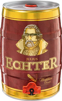 Пиво Julius Echter Weissbier dunkel темне нефільтроване 5.1% 5 л (4047900010407)