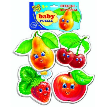 Детские пазлы «Фрукты» Vladi Toys (VT1106-04 (VT1106-03..10))