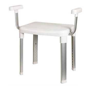 Стілець крісло з поручнями для ванної КВ 24 алюмінієвий каркас PRIMA NOVA