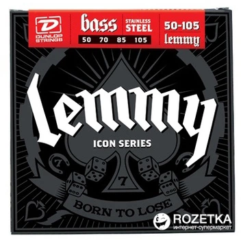 Струни для бас-гітар Dunlop LKS50105 Lemmy Signature (50-105)