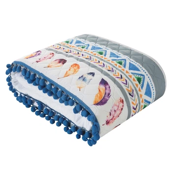 Покрывало Design Стеганое Dream M&M 0110 170x210 см Белое, Синее (5900811880110)