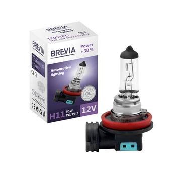 Галогенова лампа BREVIA H11 POWER +30% 12011PC
