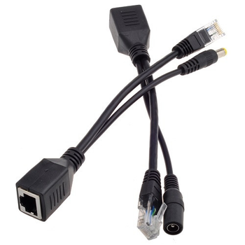 2x Спліттер PoE для CCTV камер Ethernet 5.5x2.1