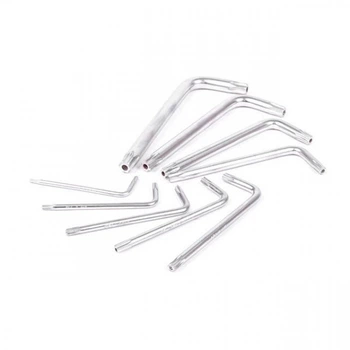 Набор Г-образных ключей TORX с отверстием 9 шт., Т10-Т50, Cr-V INTERTOOL HT-0604