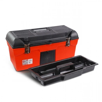 Ящик для инструмента с металлическими замками 24' 610x255x251 мм INTERTOOL BX-1123