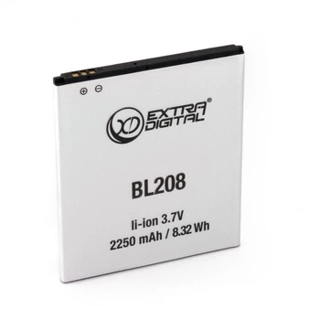 Акумулятор для Lenovo BL208 (2250 mAh) - BML6361 Extradigital