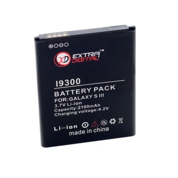 Акумулятор для Samsung GT-i9300 Galaxy S3, 2100mAh, 5.92Wh Extradigital