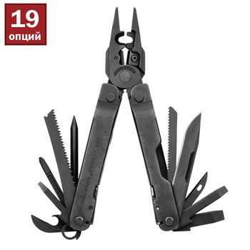 LEATHERMAN Super Tool 300 Eod-Black з автографом LEATHERMAN Чорний