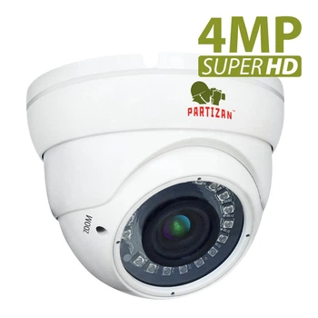 4.0MP AHD Варифокальная камера PARTIZAN CDM-VF37H-IR SuperHD v4.3 PARTIZAN