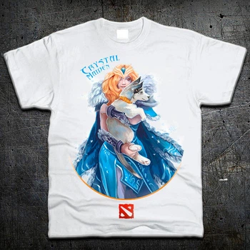 Футболка Fruit of the Loom Герой ЦМ Dota 2 Crystal Maiden Белый 104 см (625)