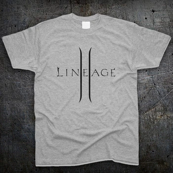 Футболка Fruit of the Loom Логотип Линейдж 2 Logo Lineage 2 Серый XL (1551640)