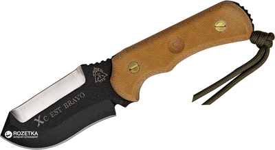Туристический нож TOPS Knives Xcest Bravo набор выживания в подарок XCEST-B-BLK (2000980422296)