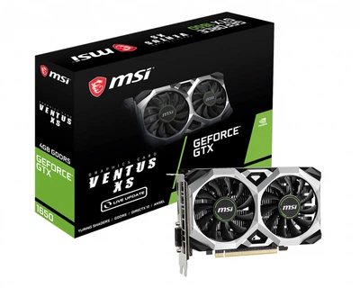 Видеокарта GF GTX 1650 4GB GDDR5 Ventus XS MSI (GeForce GTX 1650 Ventus XS 4G)