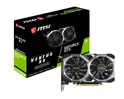 Видеокарта GF GTX 1650 Super 4GB GDDR6 Ventus XS OC MSI (GeForce GTX 1650 Super Ventus XS OC)