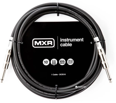 Инструментальный кабель Dunlop DCIS10 MXR Standard 3 м Black