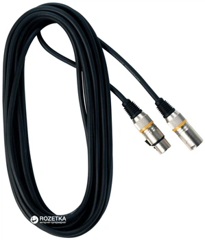 Микрофонный кабель RockCable RCL30355 D6 5 м Black (RCL30355 D6)