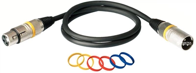 Микрофонный кабель RockCable RCL30353 D6 3 м Black (RCL30353 D6)