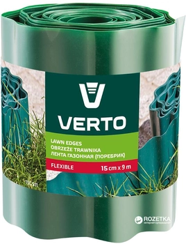 Газонный бордюр Verto 15x900 см Зеленый (15G511)