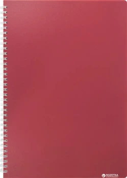 Тетрадь Buromax Classic А4 в клетку 80 листов Красная (BM.2446-005)