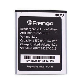Акумулятор Prestigio Wize O3 / PSP3458 / PSP3459 / PSP3468 [Original PRC] 12 міс. гарантії
