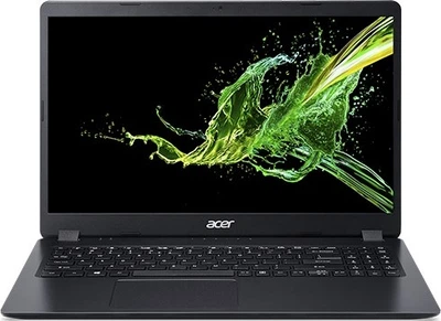 Ноутбук Acer Aspire 3 A315-56 (NX.HS5EU.01J); 15.6" FullHD (1920x1080) IPS LED матовый / Intel Core i3-1005G1 (1.2 - 3.4 ГГц) / RAM 8 ГБ / SSD 256 ГБ / Intel UHD Graphics G1 / нет ОП / LAN / Wi-Fi / BT / веб-камера / Без ОС / 1.9 кг / черный
