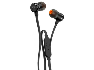 Проводные Вакуумные Наушники с микрофоном JBL TUNE 290 Pure Bass Black (JBLT290BLK)