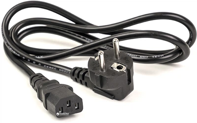 Кабель питания PowerPlant Schuko CEE 7/7 - IEC 320 C13 1.2 м (CA910656)