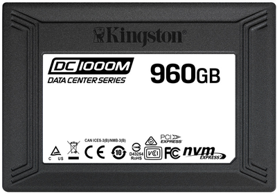 SSD диск Kingston DC1000M 960GB 2.5" PCIe 3.0 x4 3D NAND TLC (SEDC1000M/960G)
