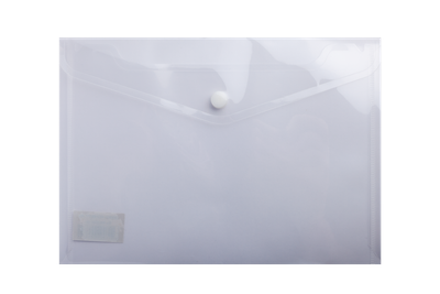 Папка-конверт на кнопке Buromax A5 прозрачная (BM.3936-00)