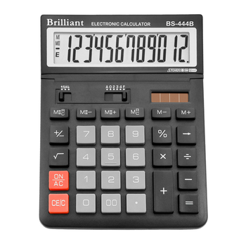 Калькулятор настольный Brilliant BS-444В, 12-разрядный (BS444B)