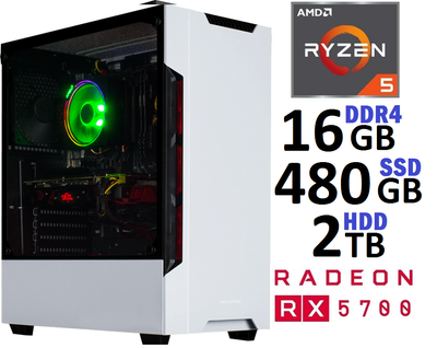 Компьютер Игровой Ryzen 5 3500 RX 5700 V2