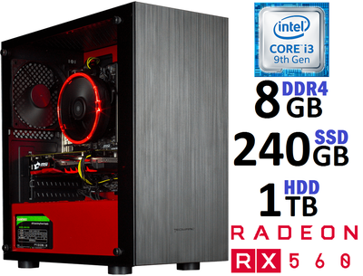 Компьютер Игровой i3 9100 RX 560 V3