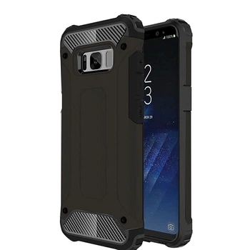 Бронированный противоударный TPU+PC чехол Immortal для Samsung G950 Galaxy S8 Черный Без бренда