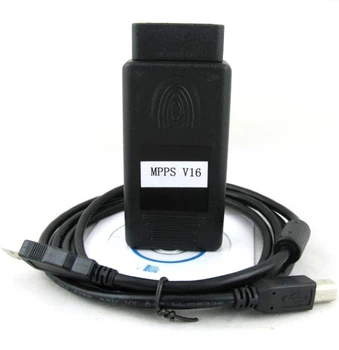 MPPS V16 OBD2 программатор ЭБУ ECU автомобилей