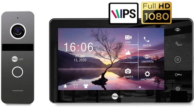 Комплект видеодомофона NeoLight NeoKit HD+ B Graphite
