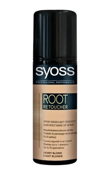 Syoss Root Retoucher тональна фарба для нанесення на відрослі корені у формі спрею (відтінок Light Blonde 120 мл)