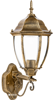 Вуличний світильник Delux Palace A008 60W E27 Чорне золото (90011355)