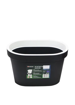 Цветочный горшок Parkside для балконных перил подвесной черный (H1-570362)