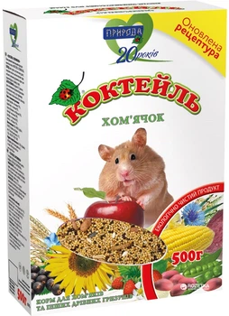 Корм для хом'яків Природа "Хом'ячок" 500 г (4820157400463)